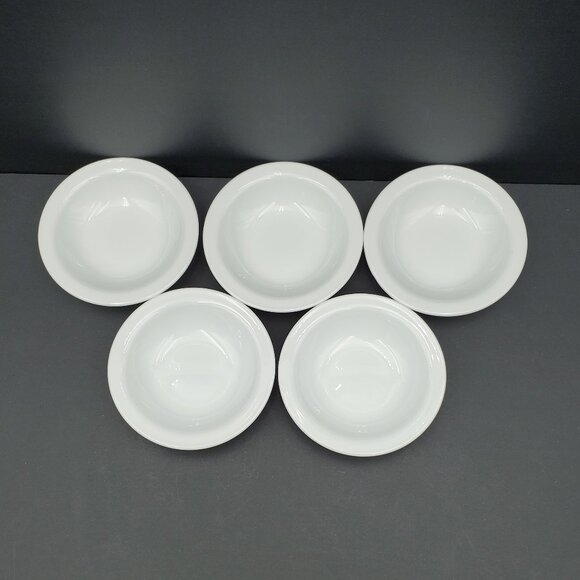 Corning White Dessert Fruit Dip Sauce Berry Condiment Prep Bowls - Picture 2 of 8